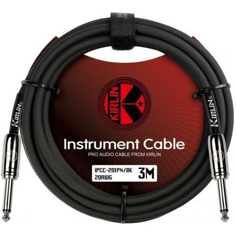 KIRLIN IPCC-201PN-3M-BK / 1/4\" MONO PLUG KIRLIN IPCC-201PN-3M-BK / 1/4\" MONO PLUG