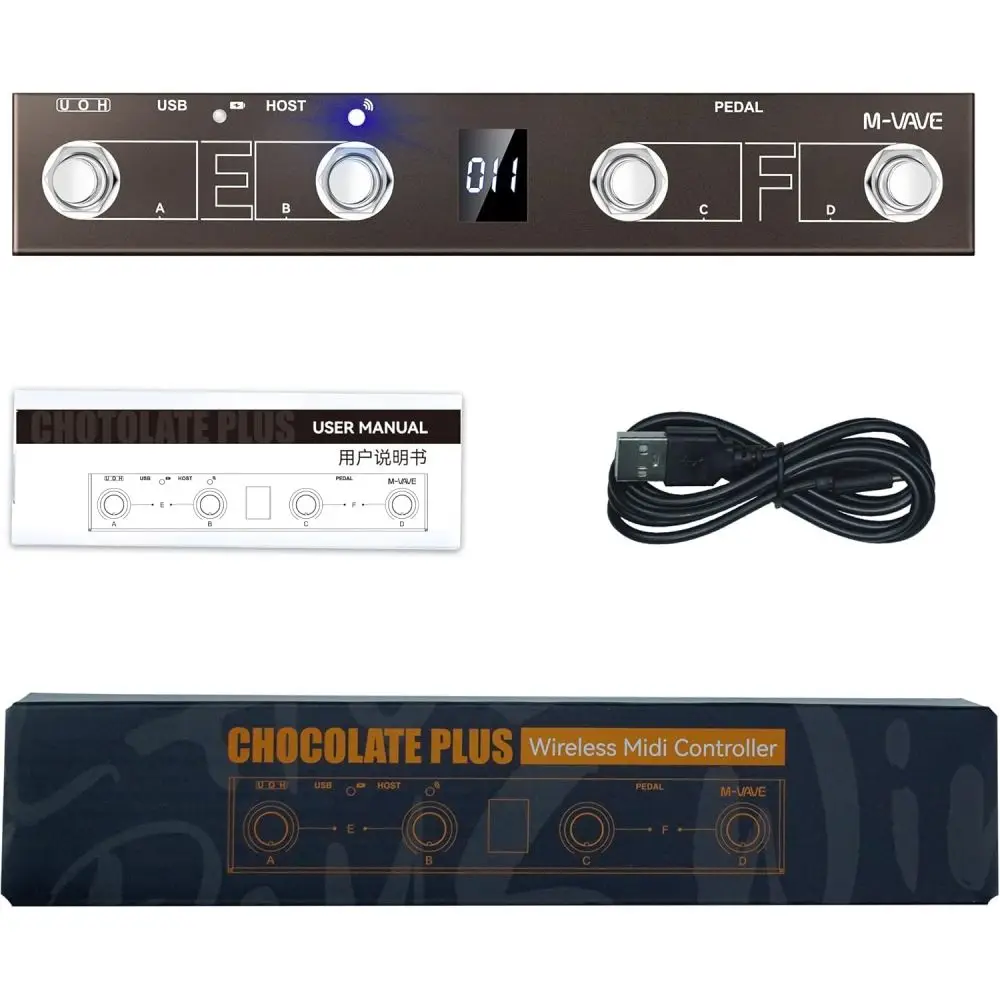 M-vave Chocolate Plus Wireless Midi Controller M-vave Chocolate Plus Wireless Midi Controller
