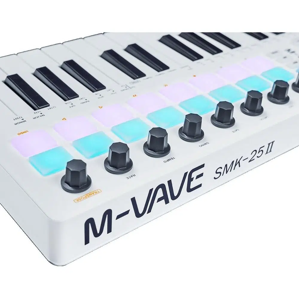 M-Vave SMK 25 MKII – Wireless BT Midi Keyboard Controller M-Vave SMK 25 MKII – Wireless BT Midi Keyboard Controller