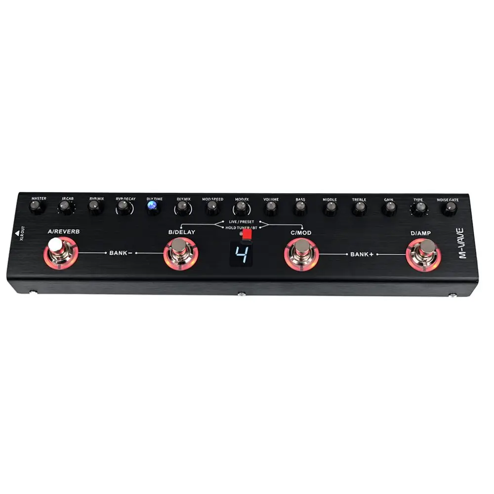 M-Vave Tank-G Multic Effect Guitar Pedal (Siyah)