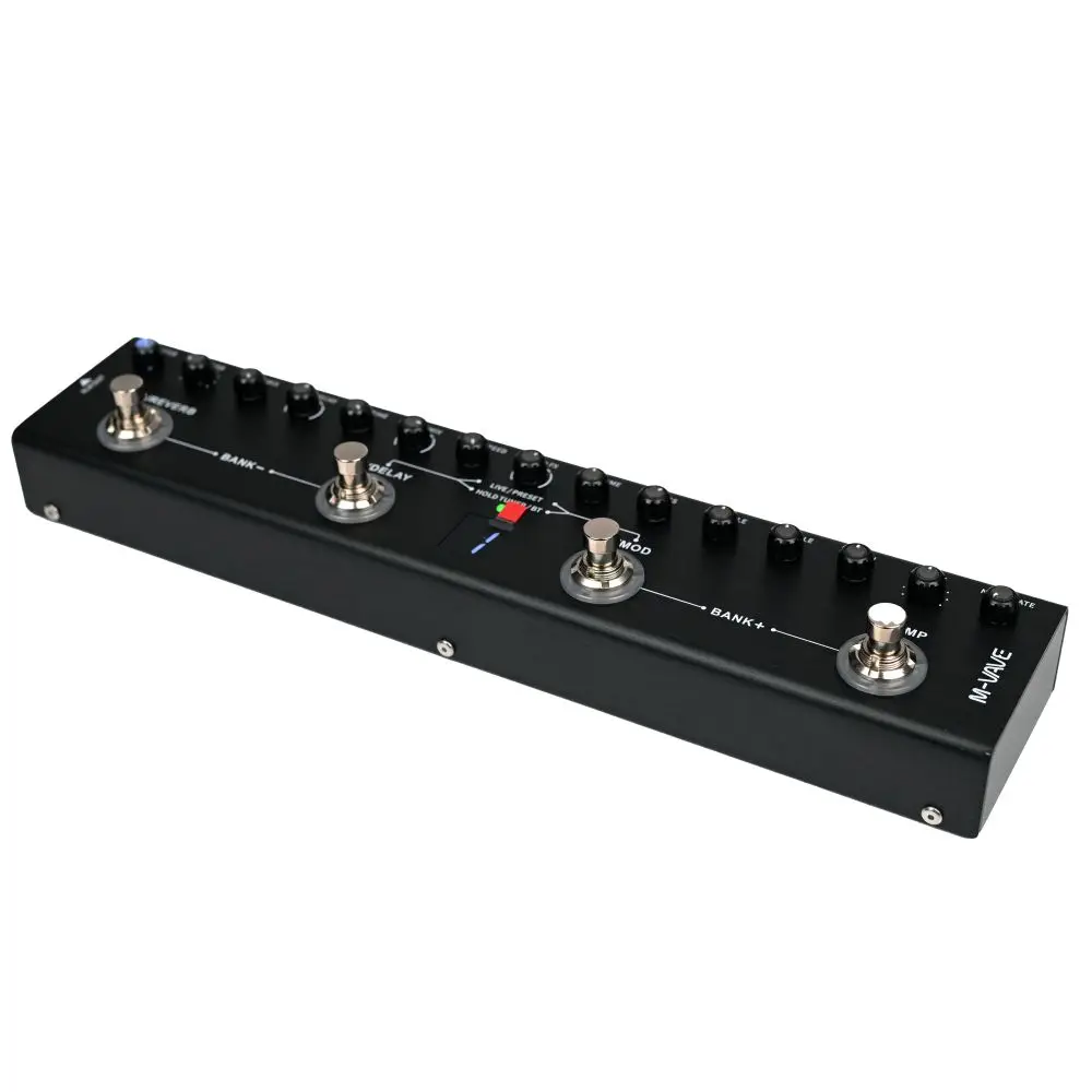 M-Vave Tank-G Multic Effect Guitar Pedal (Siyah) M-Vave Tank-G Multic Effect Guitar Pedal (Siyah)