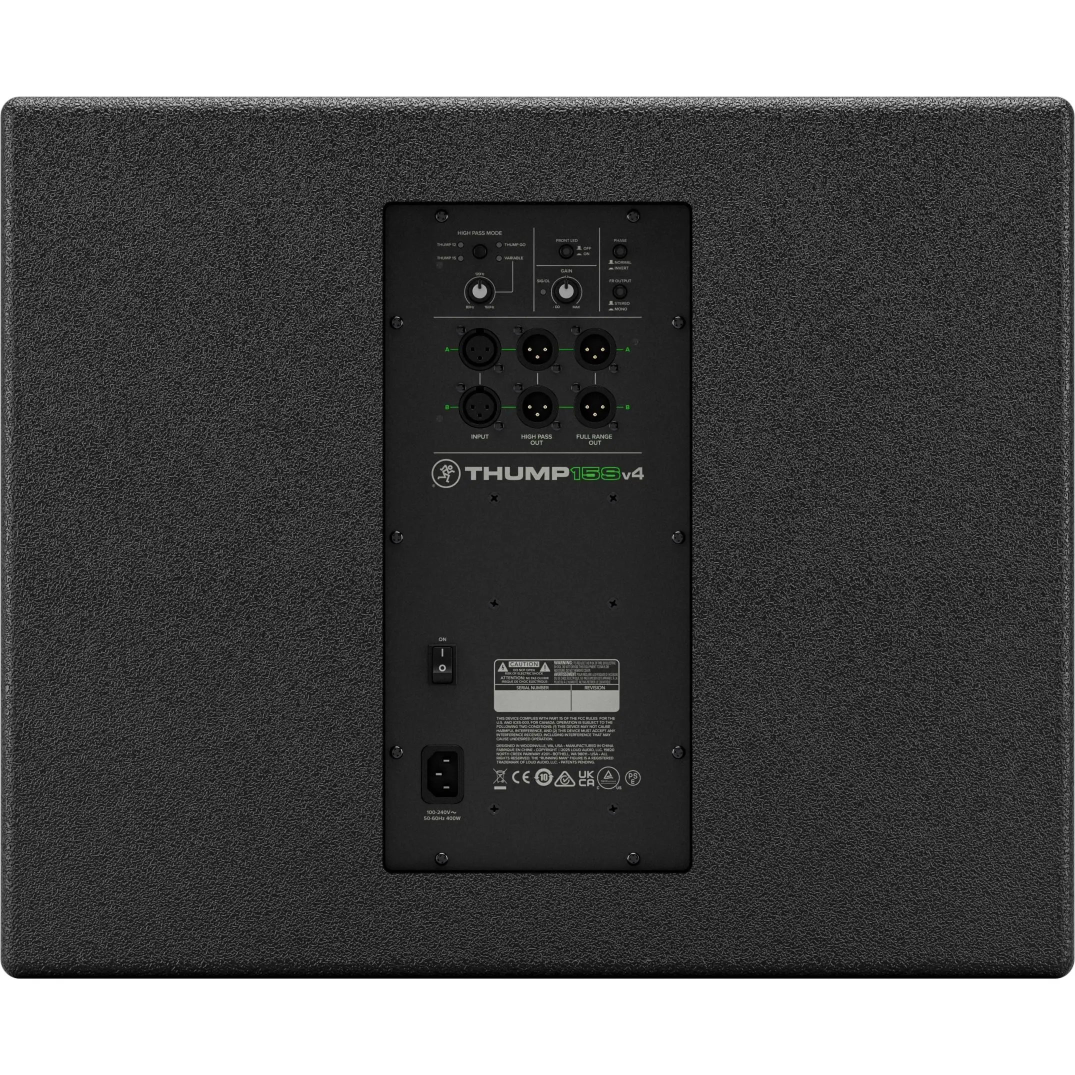 Mackie Thump 15S V4 1400W Aktif Subwoofer Mackie Thump 15S V4 1400W Aktif Subwoofer
