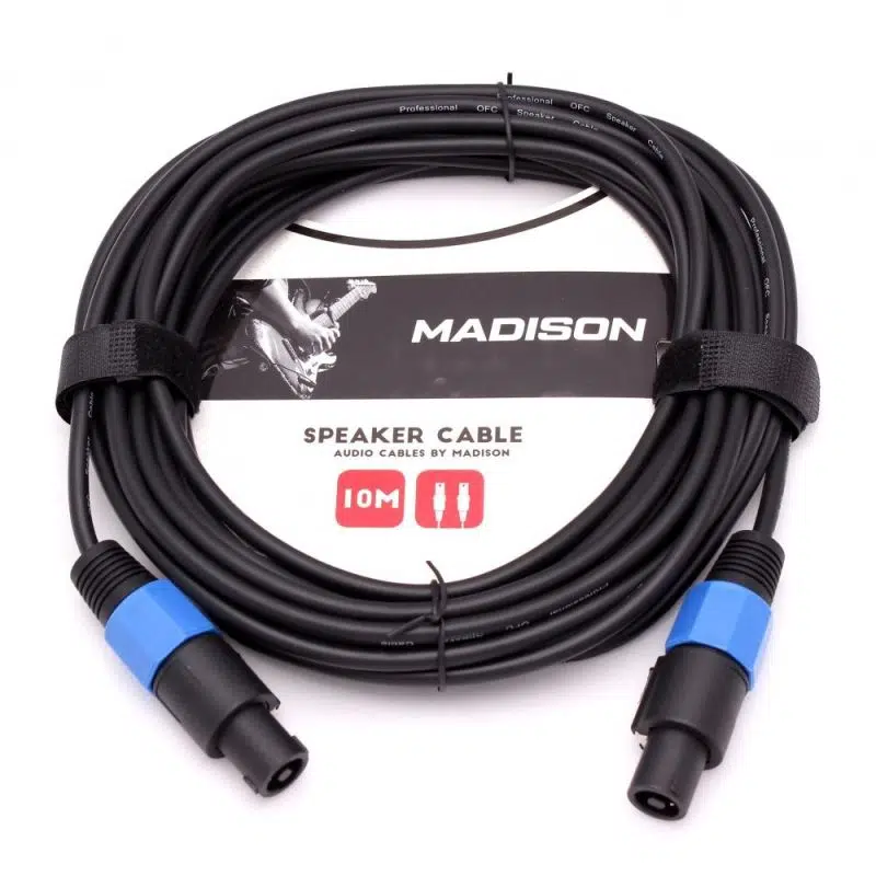 Madison Hoparlör Kablosu Speakon Jack 10 Metre- SİYAH Madison Hoparlör Kablosu Speakon Jack 10 Metre- SİYAH