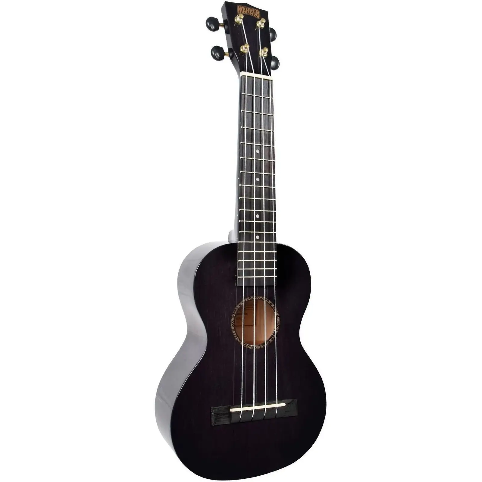 Mahalo MH2WTBK Hano Series Concert Ukulele (Transparent Black) Mahalo MH2WTBK Hano Series Concert Ukulele (Transparent Black)