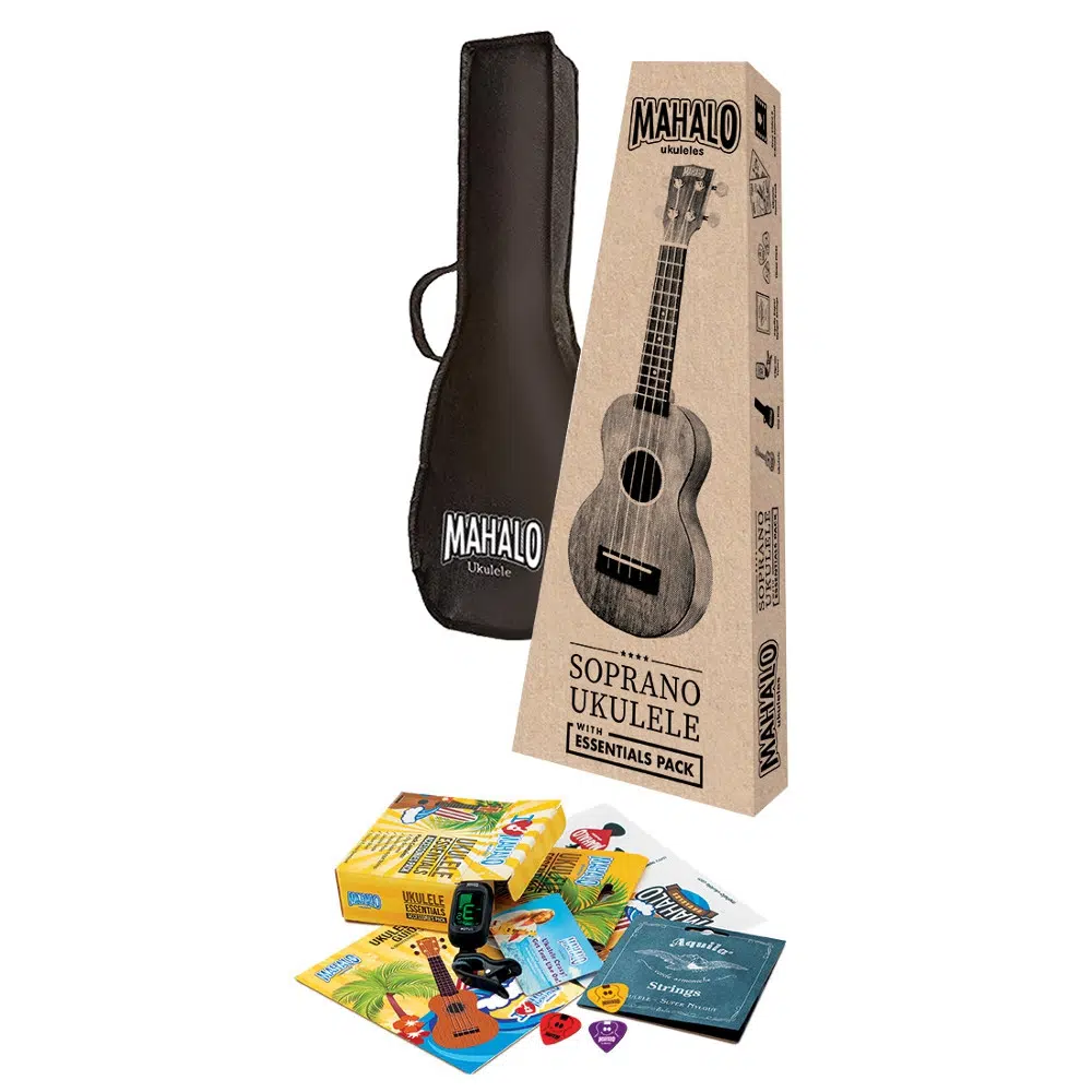 Mahalo MJ1TBRK Soprano Ukulele Paketi (Natural Gloss) Mahalo MJ1TBRK Soprano Ukulele Paketi (Natural Gloss)