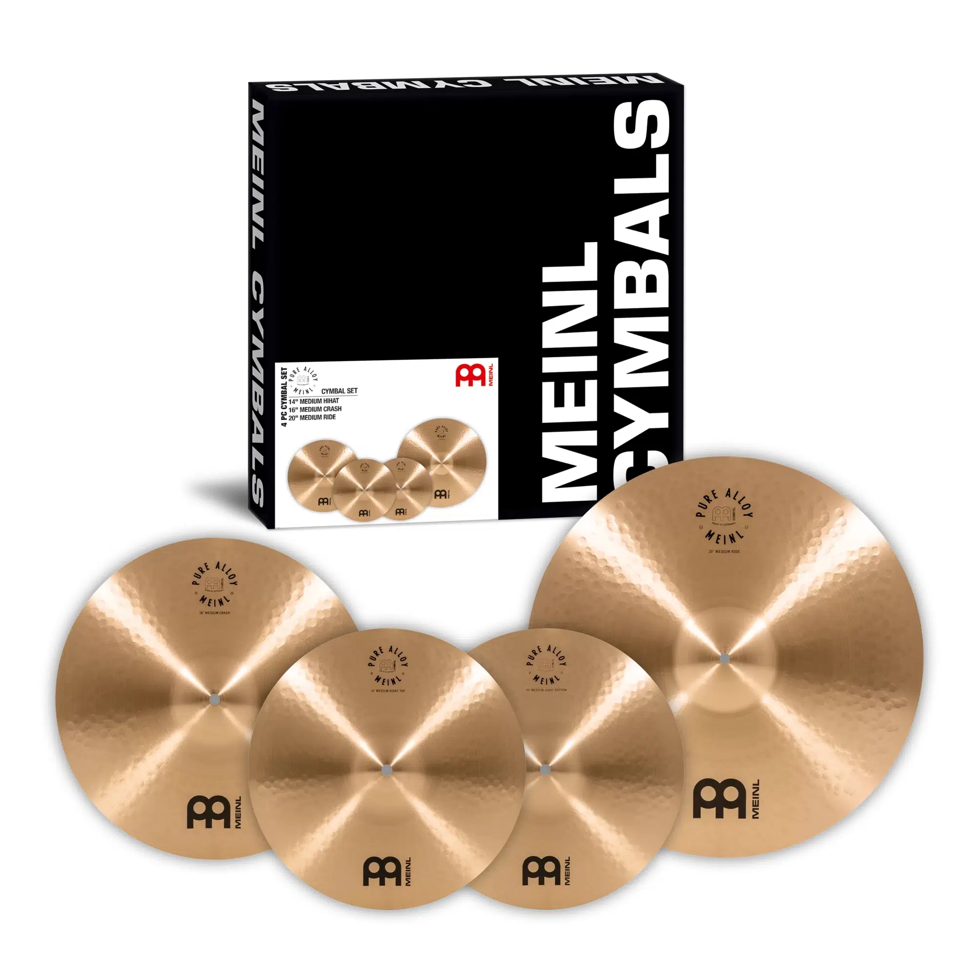 Meinl 14"-16"-20" Pure Alloy Zil Seti Meinl 14"-16"-20" Pure Alloy Zil Seti