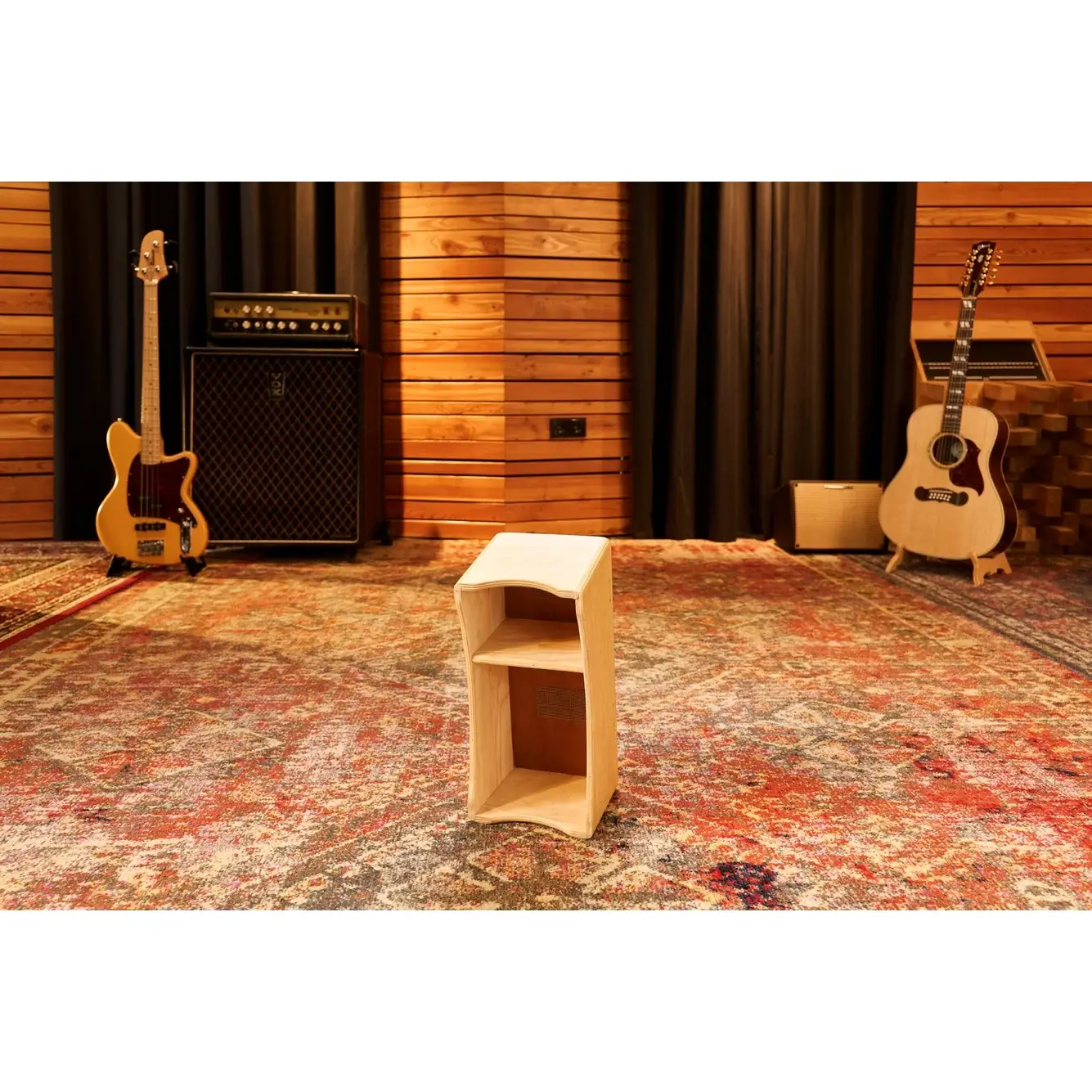Meinl BCA2NT/EBK-M Snare Bongo Cajon (Mat Natural) Meinl BCA2NT/EBK-M Snare Bongo Cajon (Mat Natural)