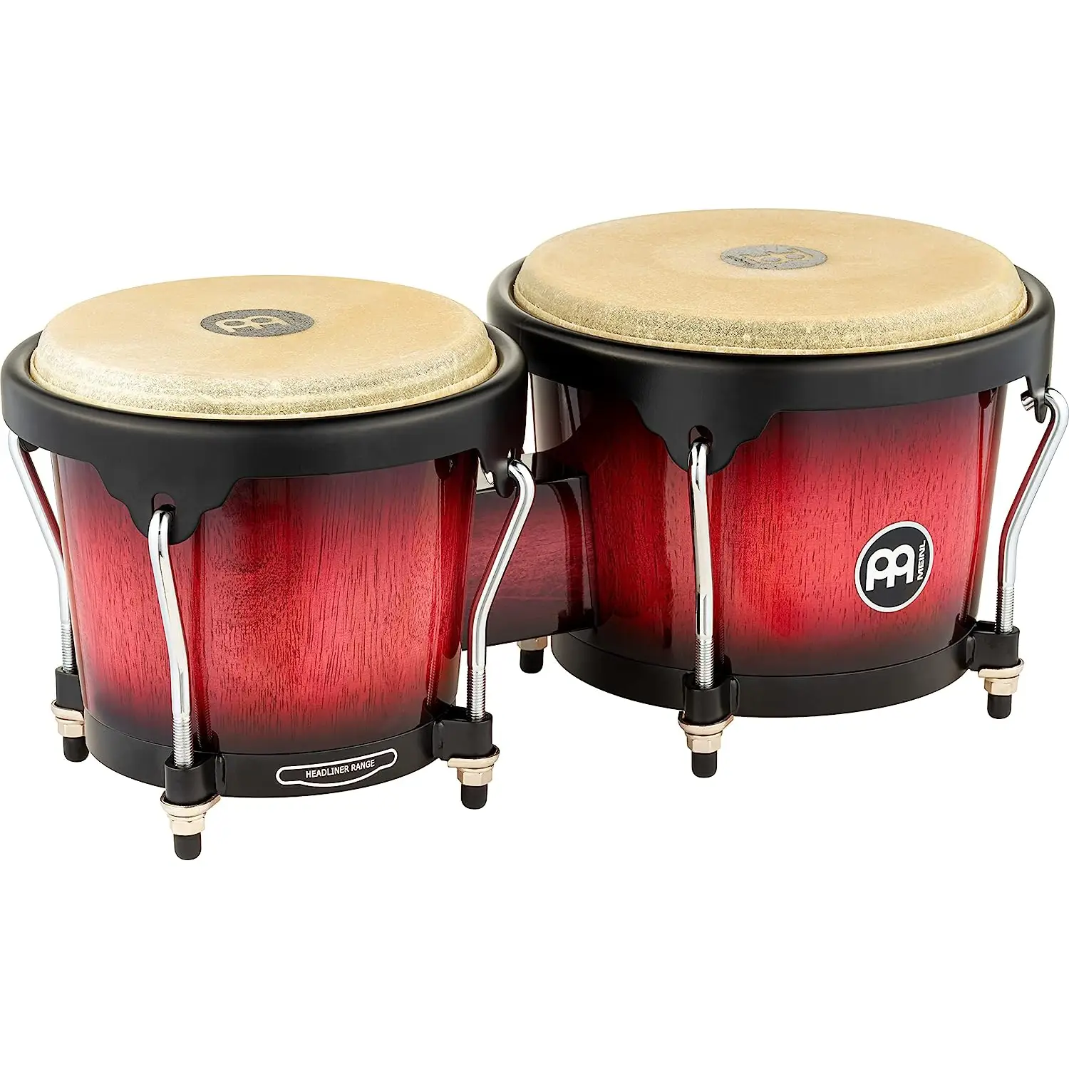 Meinl HB100WRB 6.75''/ 8'' Bongo Set (Wine Red Burst) Meinl HB100WRB 6.75''/ 8'' Bongo Set (Wine Red Burst)