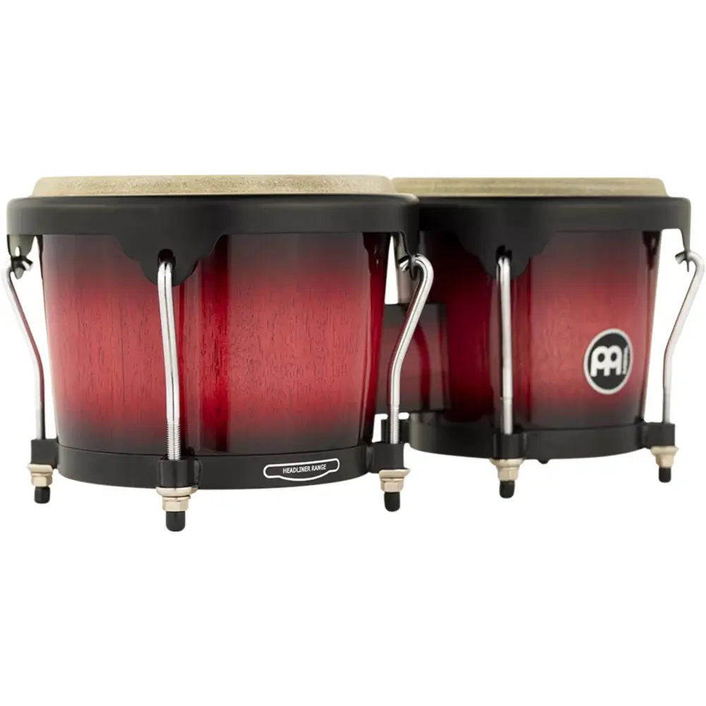Meinl HB100WRB 6.75''/ 8'' Bongo Set (Wine Red Burst) Meinl HB100WRB 6.75''/ 8'' Bongo Set (Wine Red Burst)