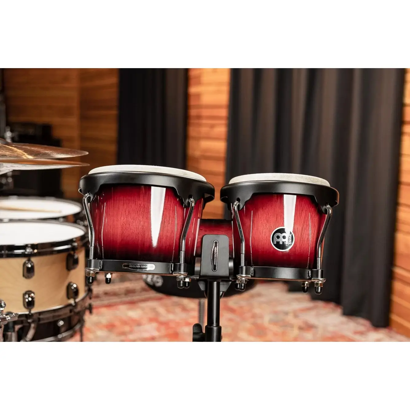 Meinl HB100WRB 6.75''/ 8'' Bongo Set (Wine Red Burst) Meinl HB100WRB 6.75''/ 8'' Bongo Set (Wine Red Burst)
