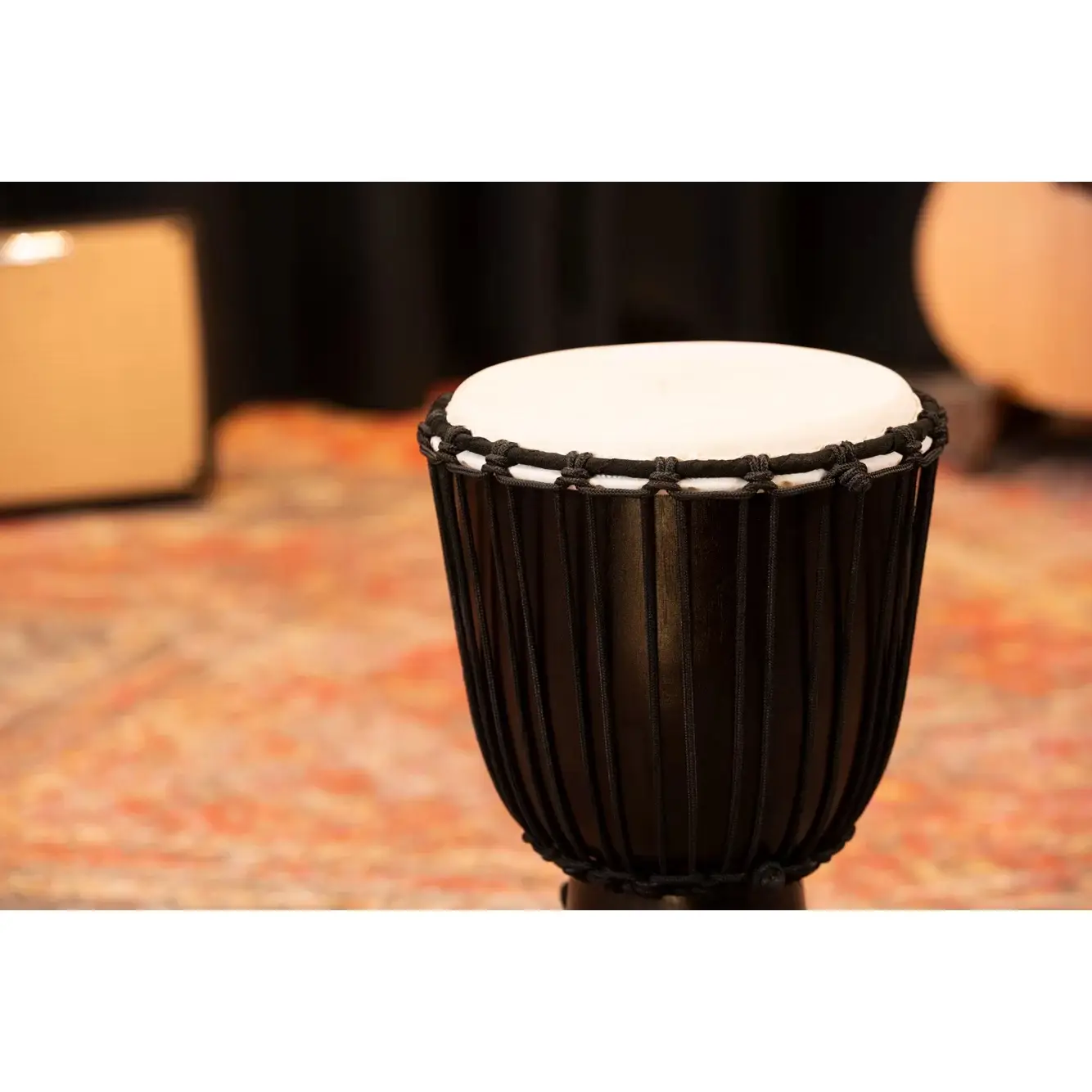 Meinl HDJ1-M Carving African Style 10" Djembe (Dark Brown) Meinl HDJ1-M Carving African Style 10" Djembe (Dark Brown)