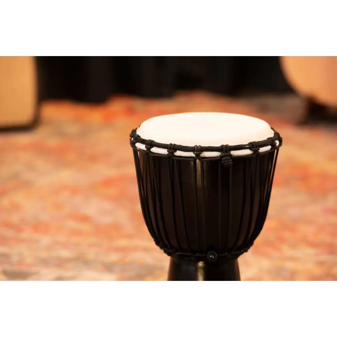 Meinl HDJ1-S Carving African Style 8" Djembe (Dark Brown) Meinl HDJ1-S Carving African Style 8" Djembe (Dark Brown)