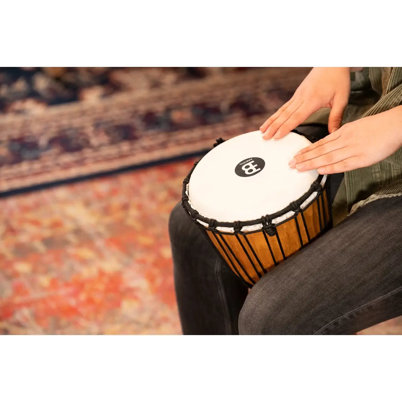 Meinl HDJ4-S Nile Series 8" Djembe (Light Brown) Meinl HDJ4-S Nile Series 8" Djembe (Light Brown)