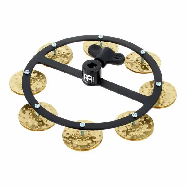 Meinl HTHH1B-BK Hihat 1 Row Hammered Brass Jingles Tamburin (Siyah) Meinl HTHH1B-BK Hihat 1 Row Hammered Brass Jingles Tamburin (Siyah)