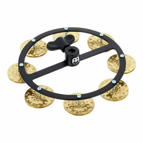 Meinl HTHH1B-BK Hihat 1 Row Hammered Brass Jingles Tamburin (Siyah) Meinl HTHH1B-BK Hihat 1 Row Hammered Brass Jingles Tamburin (Siyah)