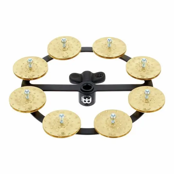 Meinl HTHH1B-BK Hihat 1 Row Hammered Brass Jingles Tamburin (Siyah) Meinl HTHH1B-BK Hihat 1 Row Hammered Brass Jingles Tamburin (Siyah)