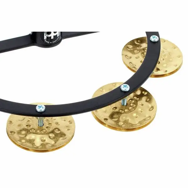 Meinl HTHH1B-BK Hihat 1 Row Hammered Brass Jingles Tamburin (Siyah) Meinl HTHH1B-BK Hihat 1 Row Hammered Brass Jingles Tamburin (Siyah)