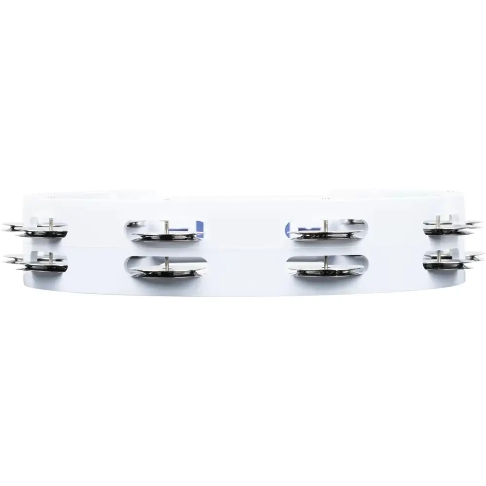 Meinl HTT10WH Stainless Steel Jingle 2-rows 10" Tour Tamburin (Beyaz) Meinl HTT10WH Stainless Steel Jingle 2-rows 10" Tour Tamburin (Beyaz)