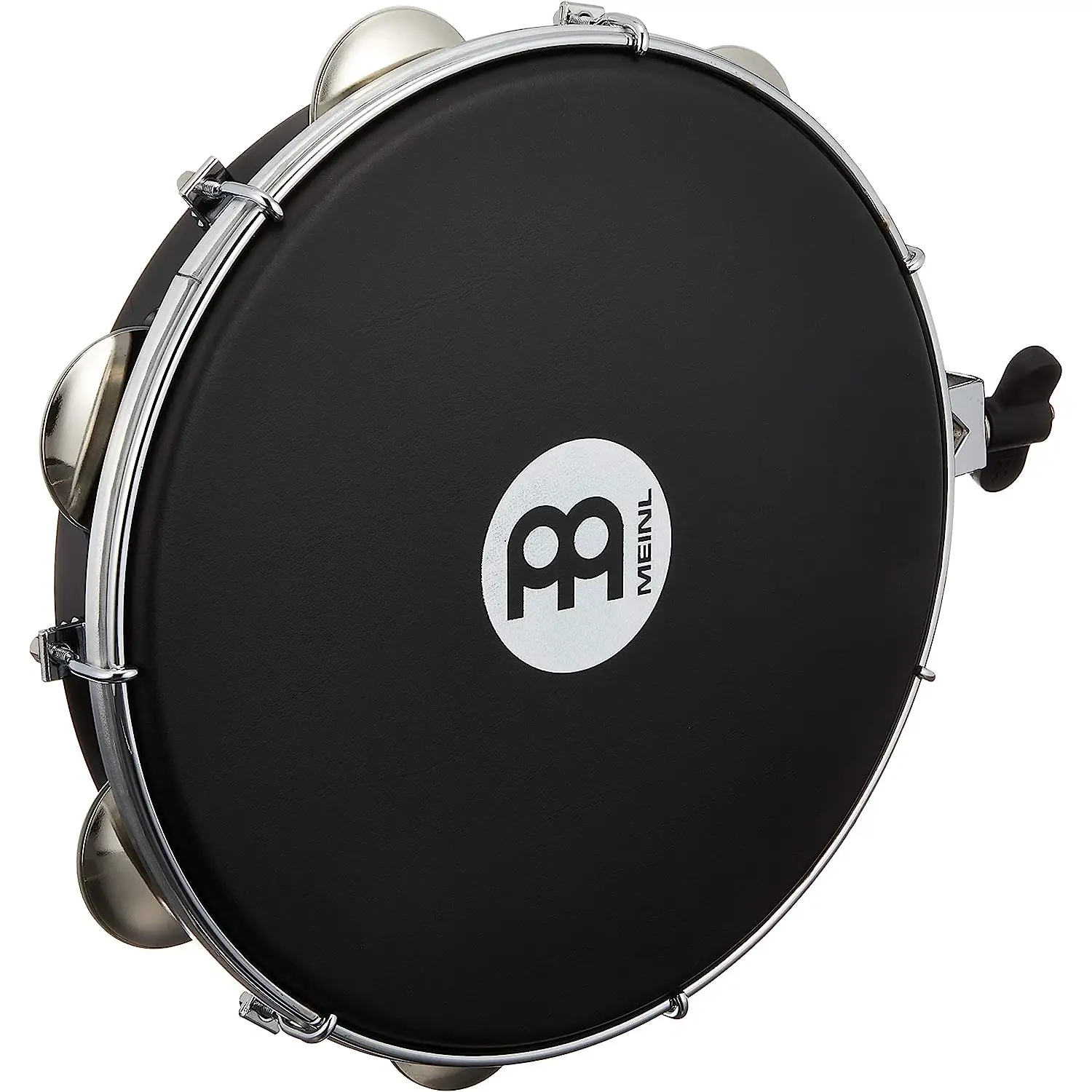 Meinl PA10A-BK-NH-H Pandeiro Black Napa Head Abs Mountable 10" Tamburin Meinl PA10A-BK-NH-H Pandeiro Black Napa Head Abs Mountable 10" Tamburin