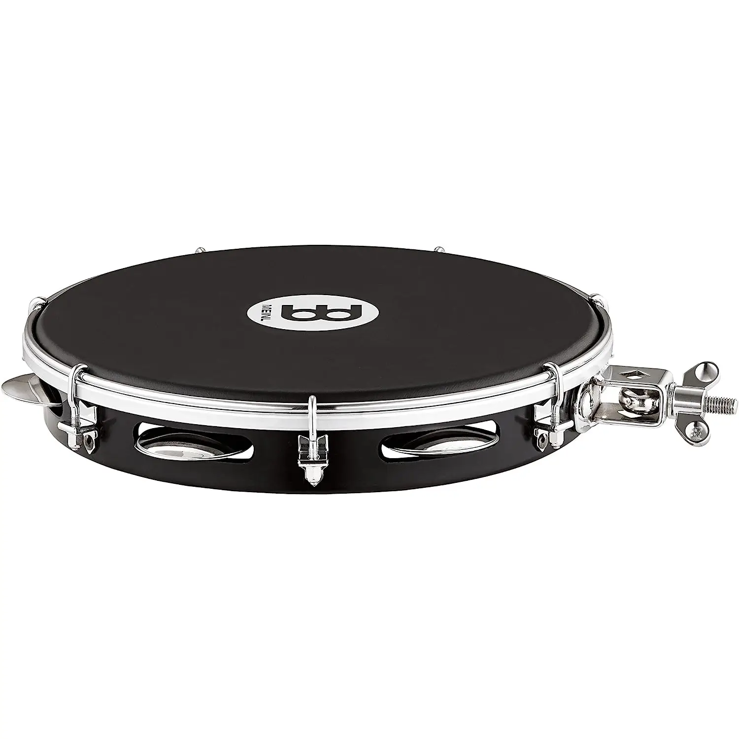 Meinl PA10A-BK-NH-H Pandeiro Black Napa Head Abs Mountable 10" Tamburin Meinl PA10A-BK-NH-H Pandeiro Black Napa Head Abs Mountable 10" Tamburin