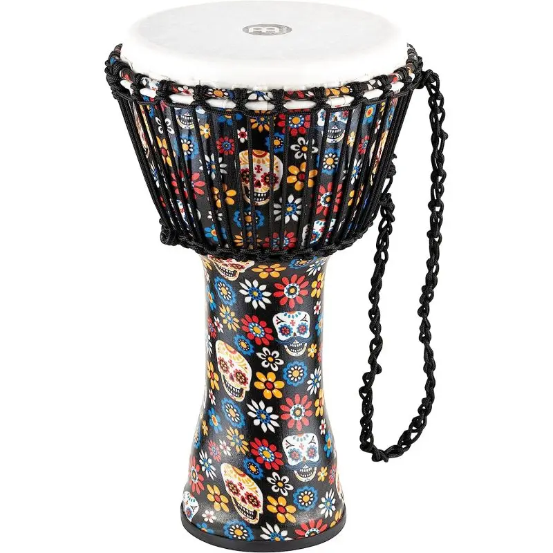 Meinl PADJ7-M-F Travel Series 10" Djembe (Day Of The Dead Finish)