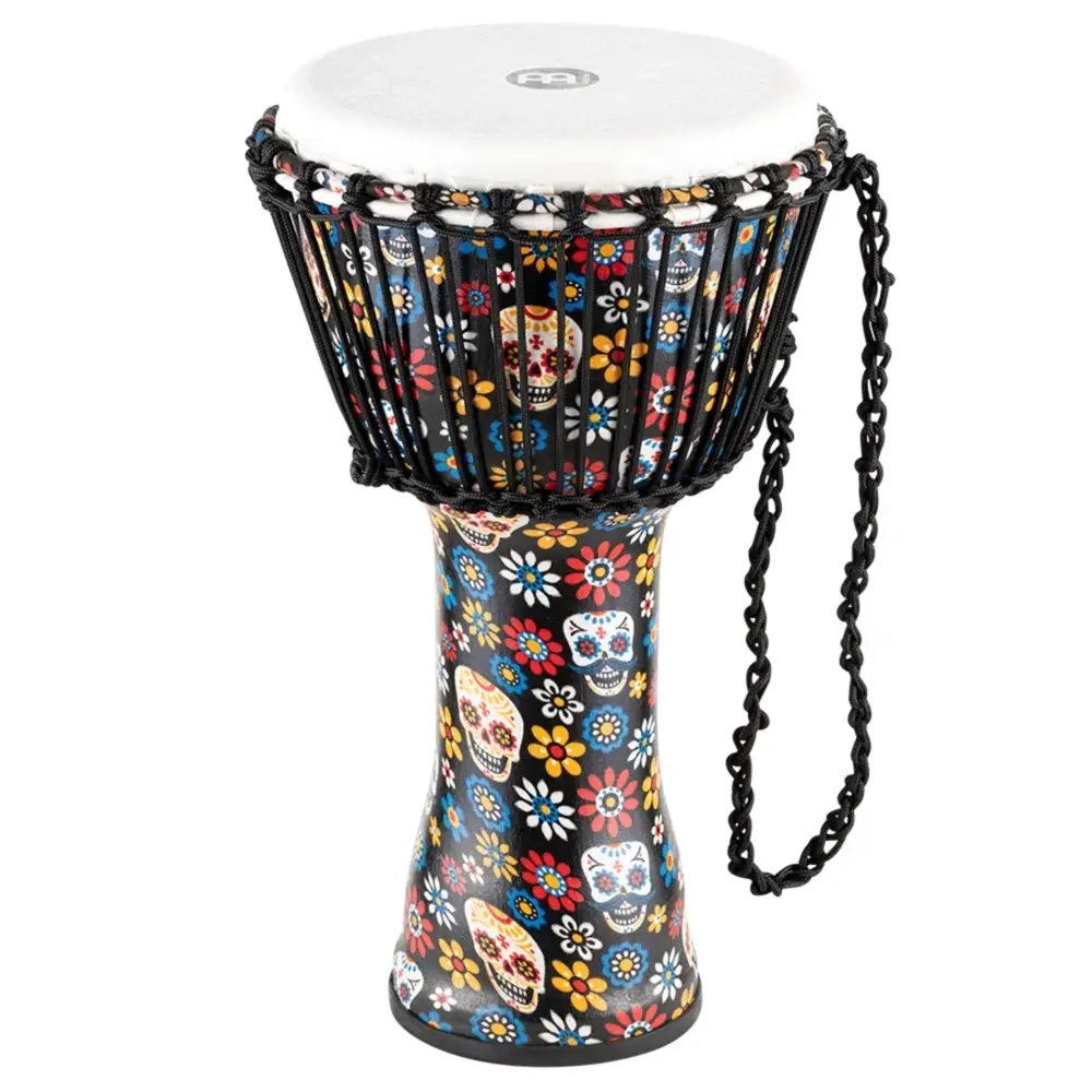 Meinl PADJ7-M-F Travel Series 10" Djembe (Day Of The Dead Finish) Meinl PADJ7-M-F Travel Series 10" Djembe (Day Of The Dead Finish)