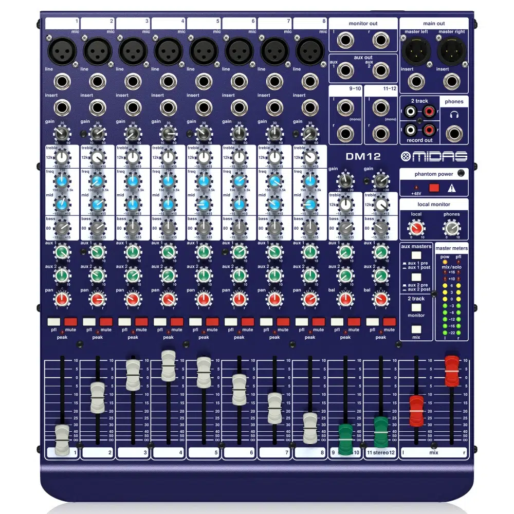 Midas DM12 12 Kanal Analog Mikser