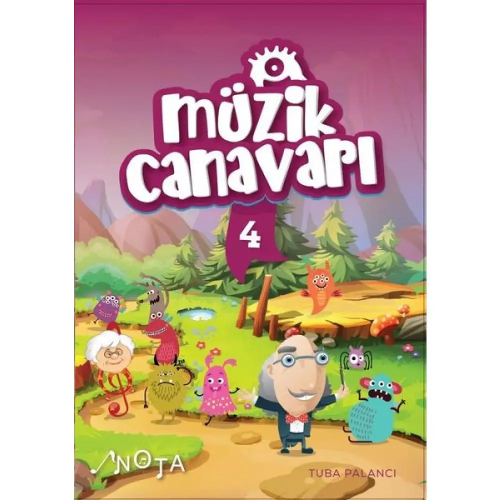 Müzik Canavarı 4 Müzik Eğitim Kitabı
