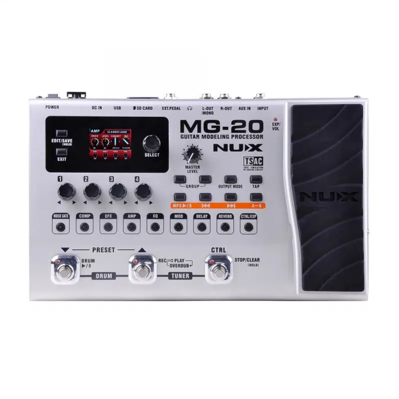 NUX MG-20 Gitar Efekt Prosesörü NUX MG-20 Gitar Efekt Prosesörü