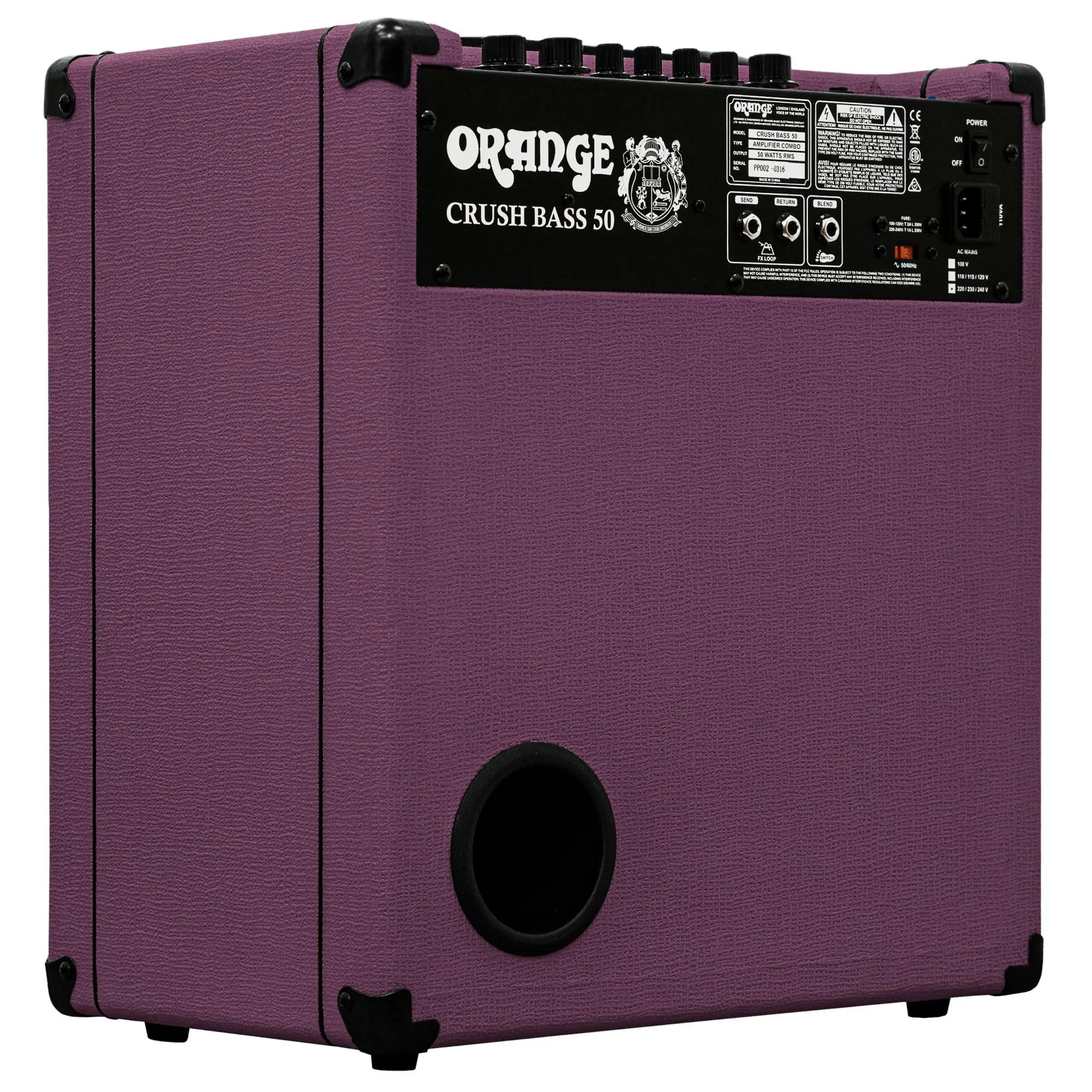 Orange Limited Edition Glenn Hughes Crush Bass 50 Combo Amfi (Mor) Orange Limited Edition Glenn Hughes Crush Bass 50 Combo Amfi (Mor)