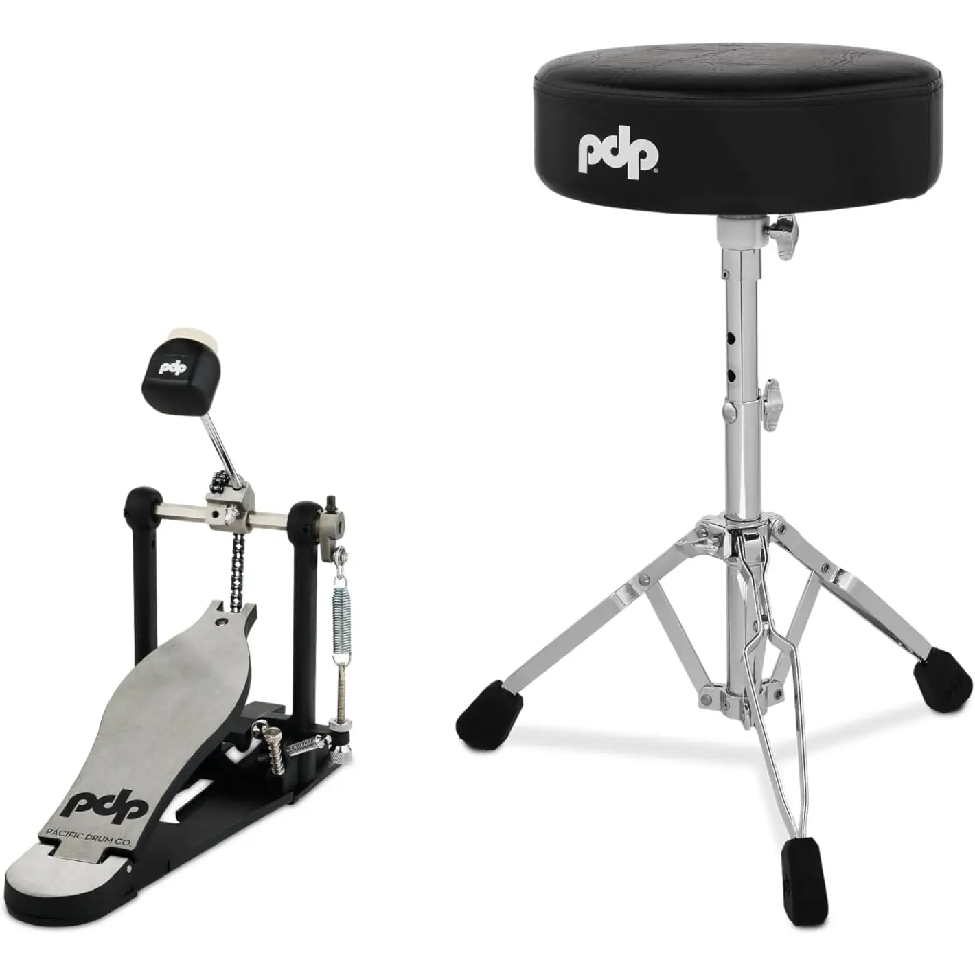 PDP Drums 700 Serisi 2 Parça Aksam Paketi (Tabure & Single Kick Pedalı)