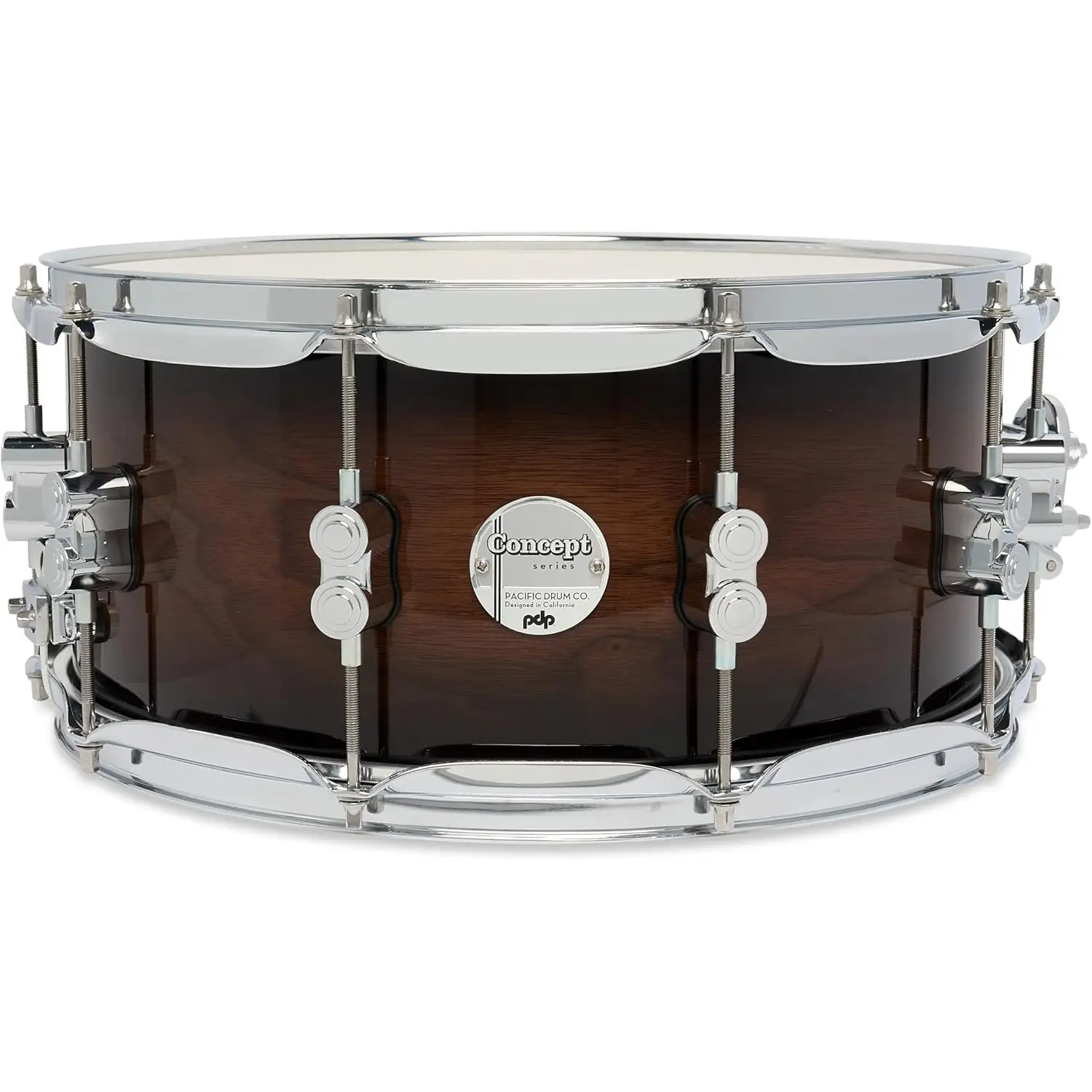 PDP Drums Concept Maple Exotic 6.5x14" Trampet (Walnut to Charcoal)
