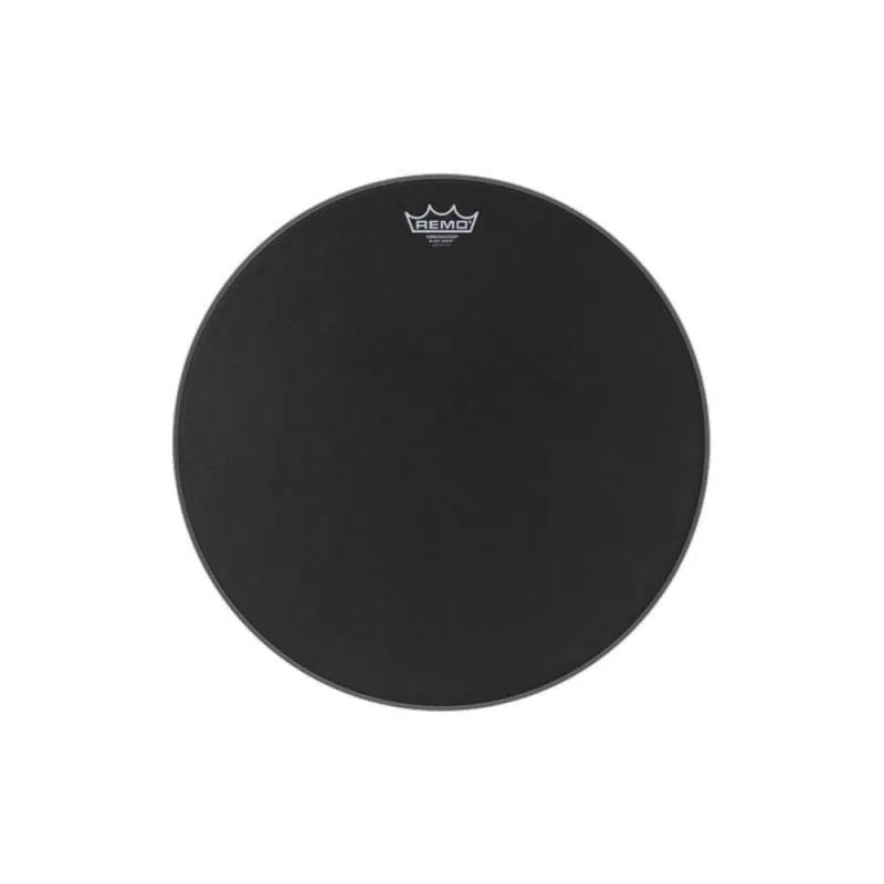 REMO AMBASSADOR® BLACK SUEDE 18 inç Davul Derisi