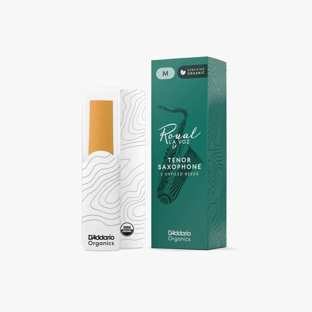 Rico Royal La Voz Tenor Saksafon Kamışı Medium (5'li Paket)