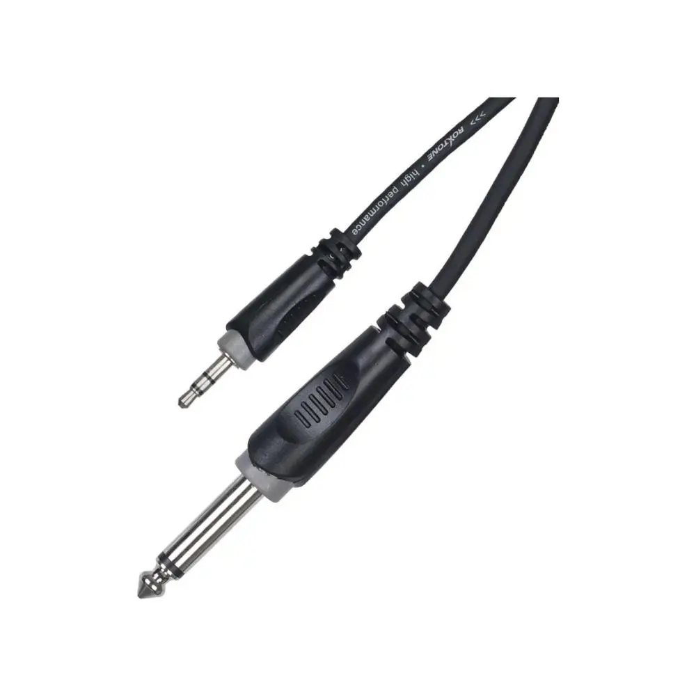 Roxtone RX-K13503 6.3 mm Mono – 3.5 mm Stereo Ses Kablosu 3 Metre
