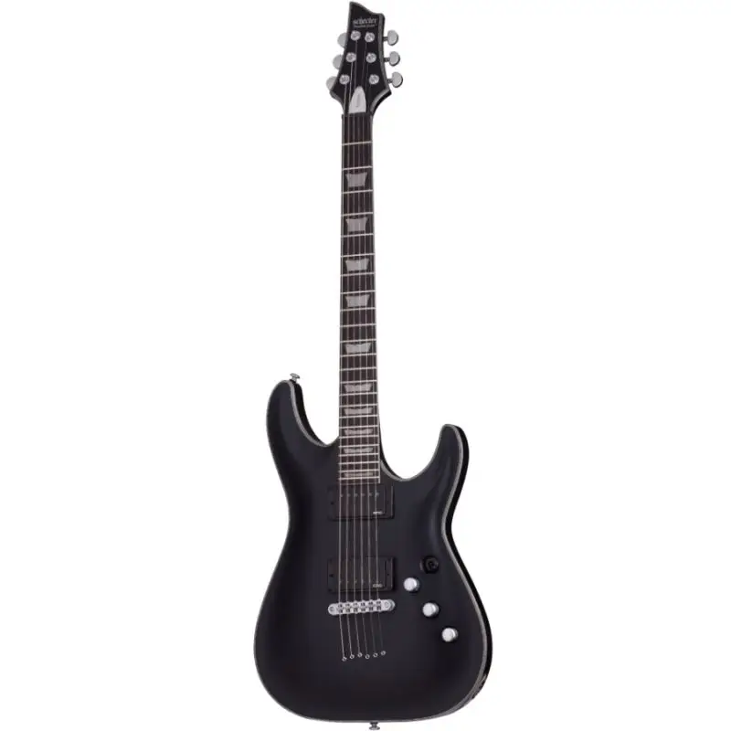 Schecter C-1 Platinum Elektro Gitar (See-Thru Siyah Saten)