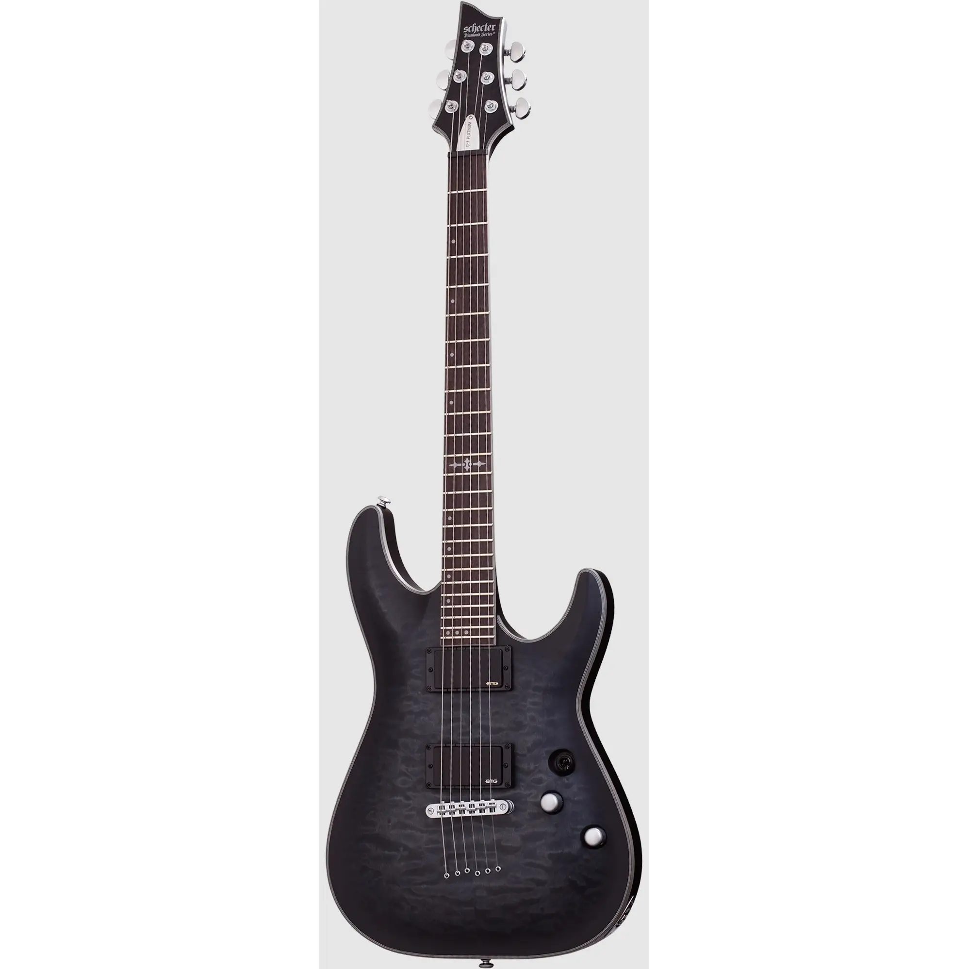 Schecter C-1 Platinum Elektro Gitar (See-Thru Siyah Saten) Schecter C-1 Platinum Elektro Gitar (See-Thru Siyah Saten)