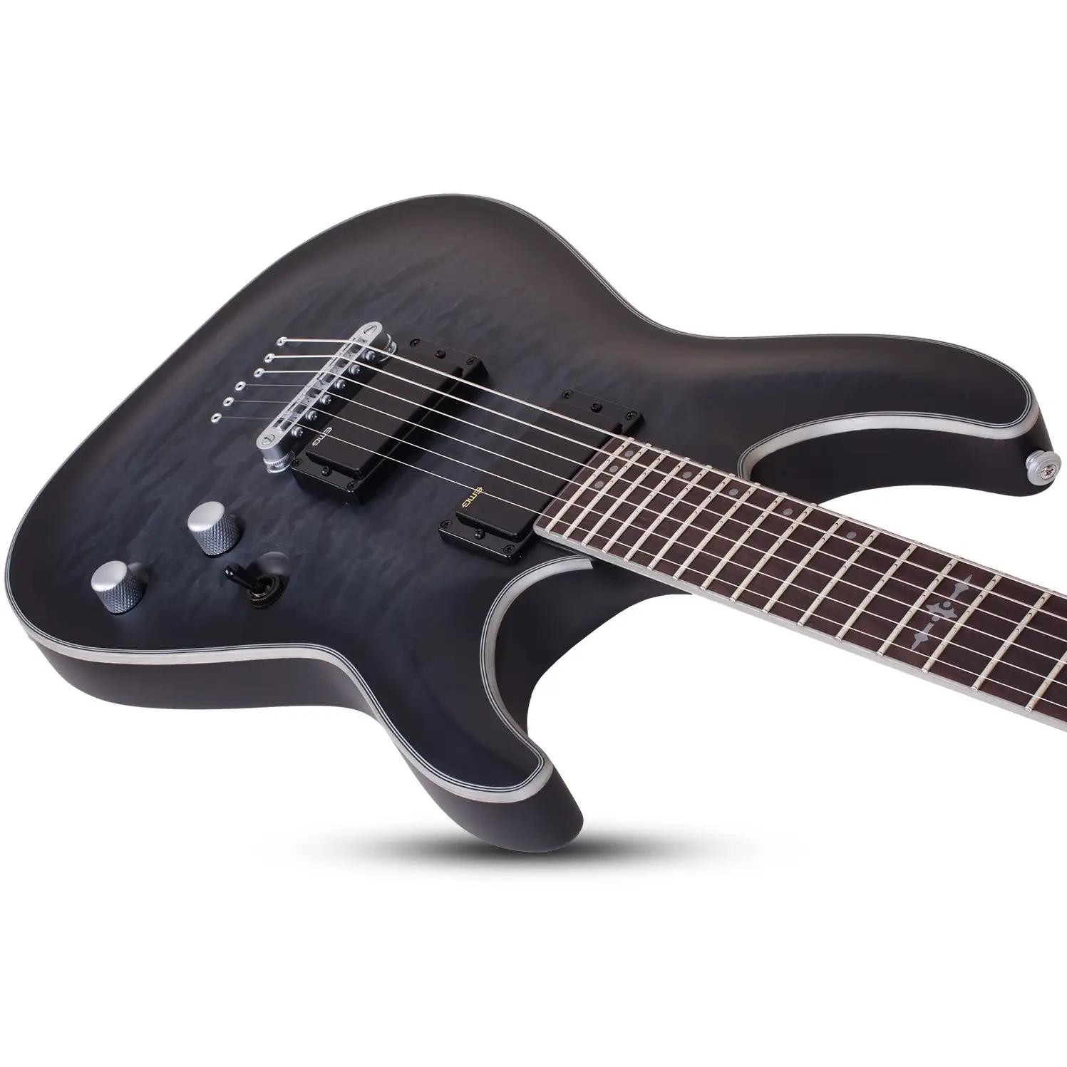 Schecter C-1 Platinum Elektro Gitar (See-Thru Siyah Saten) Schecter C-1 Platinum Elektro Gitar (See-Thru Siyah Saten)
