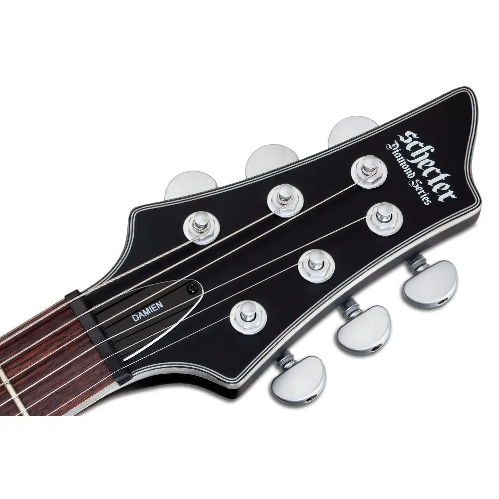 Schecter Damien Platinum-6 Elektro Gitar (Mat Siyah) Schecter Damien Platinum-6 Elektro Gitar (Mat Siyah)