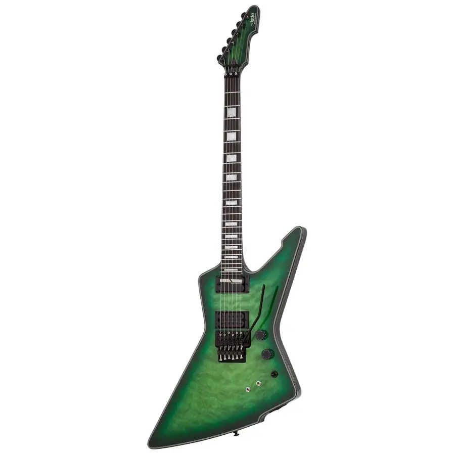 Schecter E-1 FR S Special Edition Elektro Gitar (Green Burst)