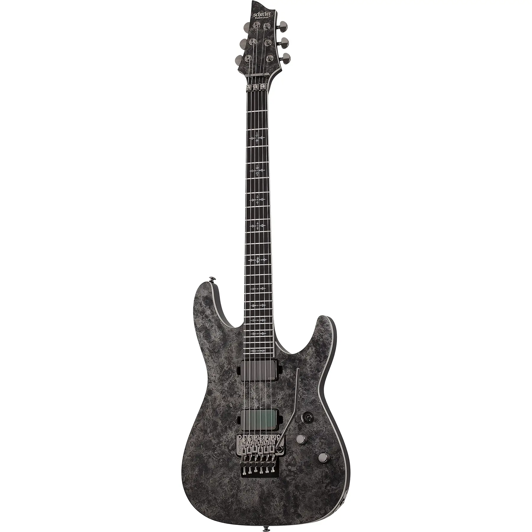 Schecter Ernie C C-1 6 Telli Elektro Gitar (Satin Black Reign)