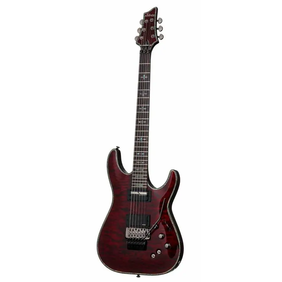 Schecter Hellraiser C-1 FR S Elektro Gitar (Black Cherry)