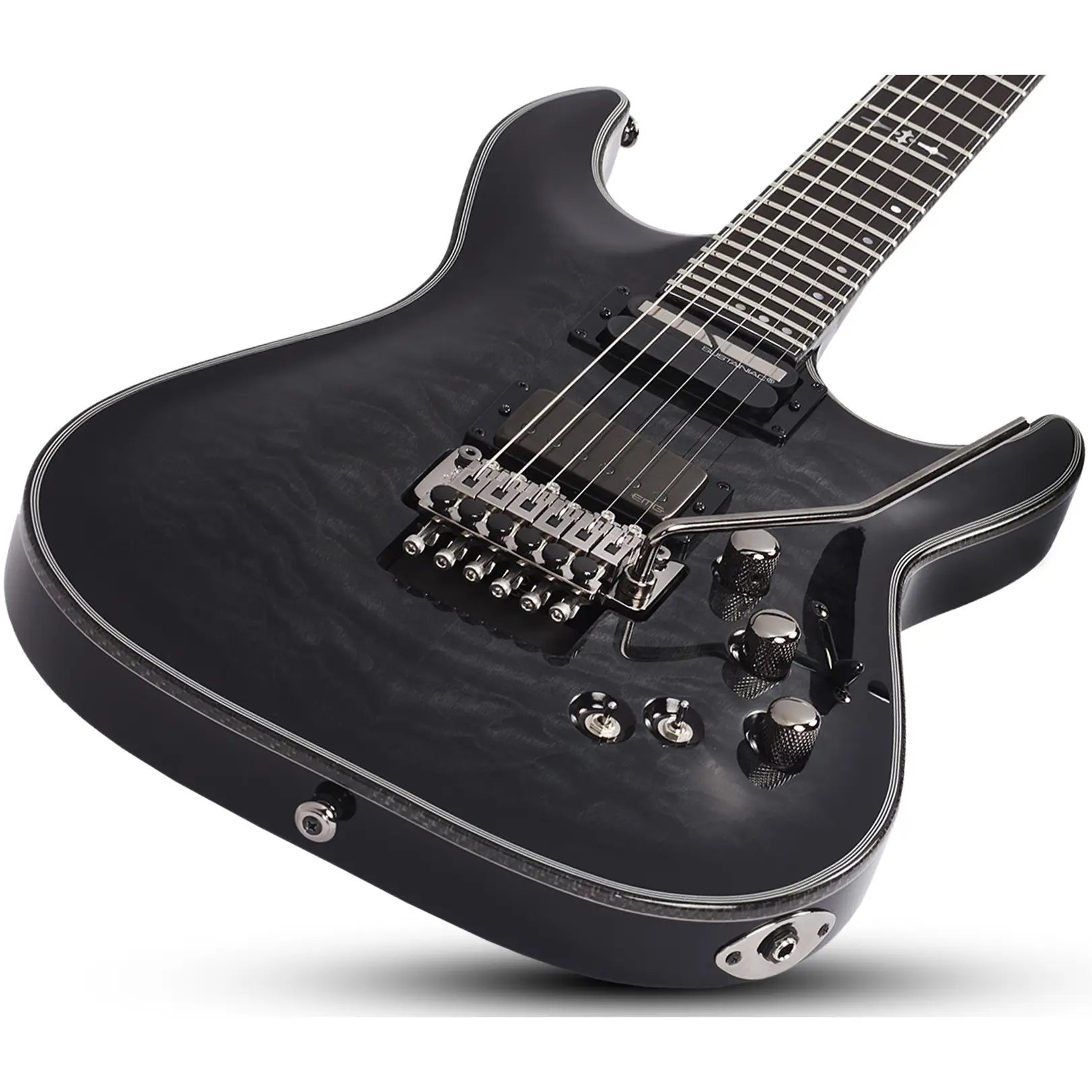 Schecter Hellraiser Hybrid C-1 FR S Elektro Gitar (Trans Black Burst) Schecter Hellraiser Hybrid C-1 FR S Elektro Gitar (Trans Black Burst)