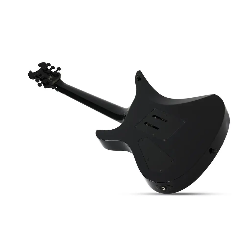 Schecter Synyster Custom FR Elektro Gitar (Gloss Black & Silver Pin Stripes) Schecter Synyster Custom FR Elektro Gitar (Gloss Black & Silver Pin Stripes)