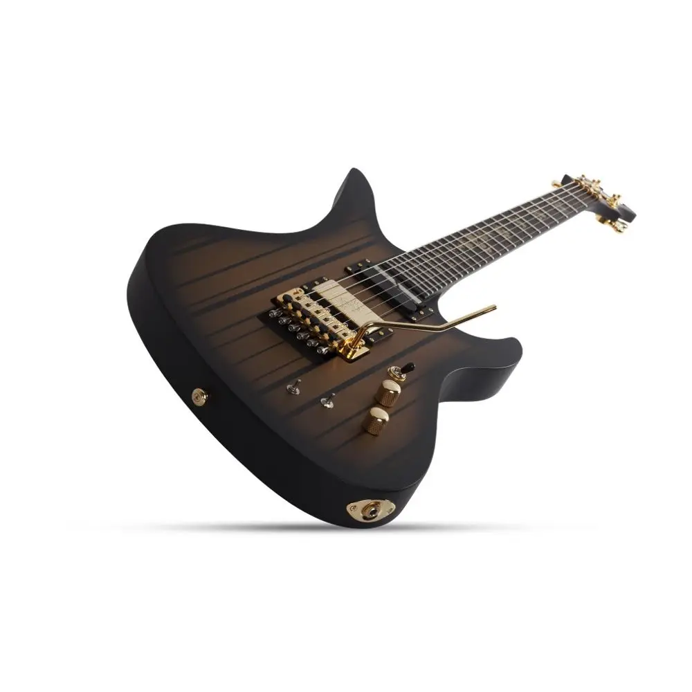 Schecter Synyster Custom FR Elektro Gitar (Satin Gold Burst) Schecter Synyster Custom FR Elektro Gitar (Satin Gold Burst)