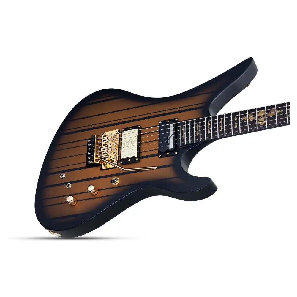 Schecter Synyster Custom FR Elektro Gitar (Satin Gold Burst) Schecter Synyster Custom FR Elektro Gitar (Satin Gold Burst)