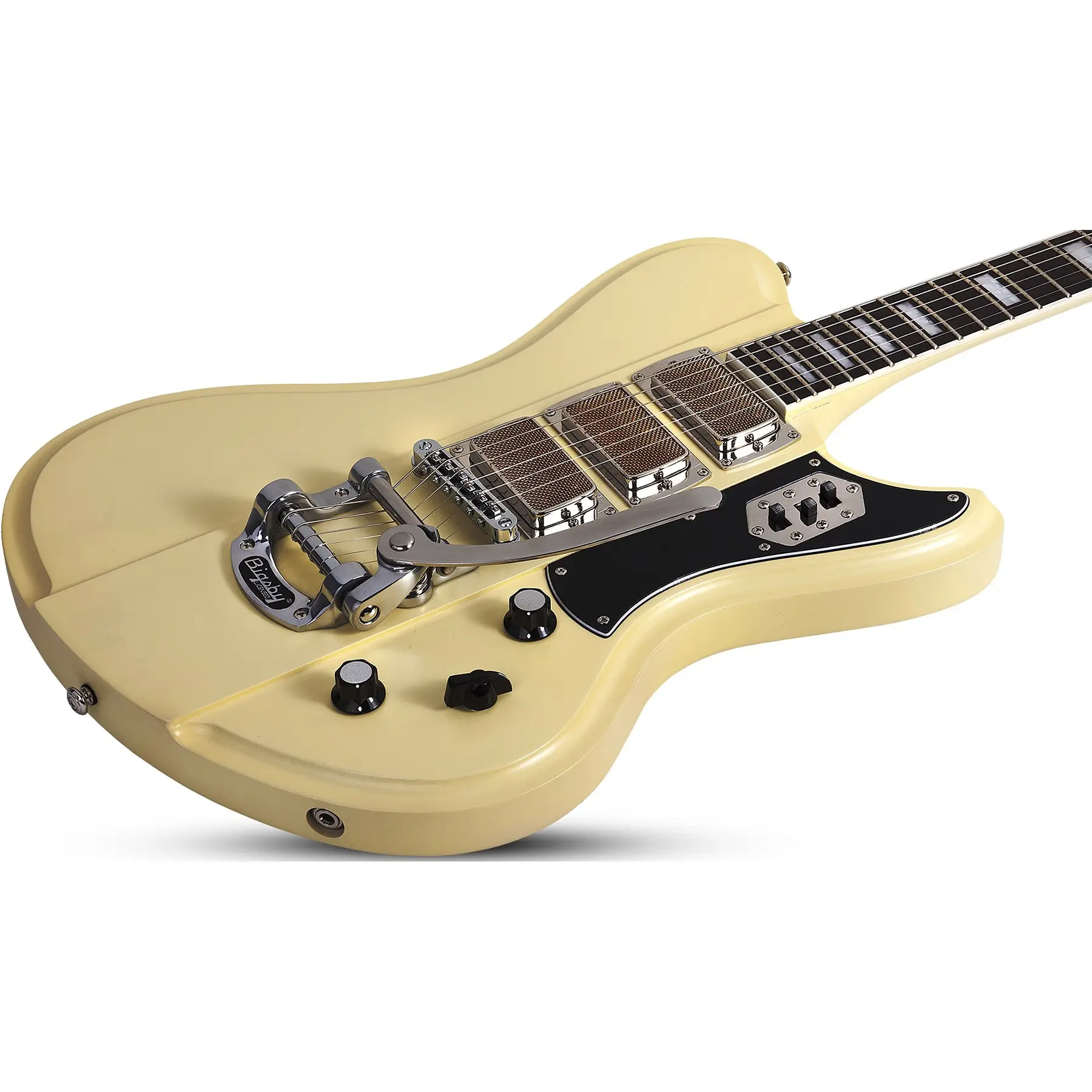 Schecter Ultra III Elektro Gitar (Ivory Pearl) Schecter Ultra III Elektro Gitar (Ivory Pearl)