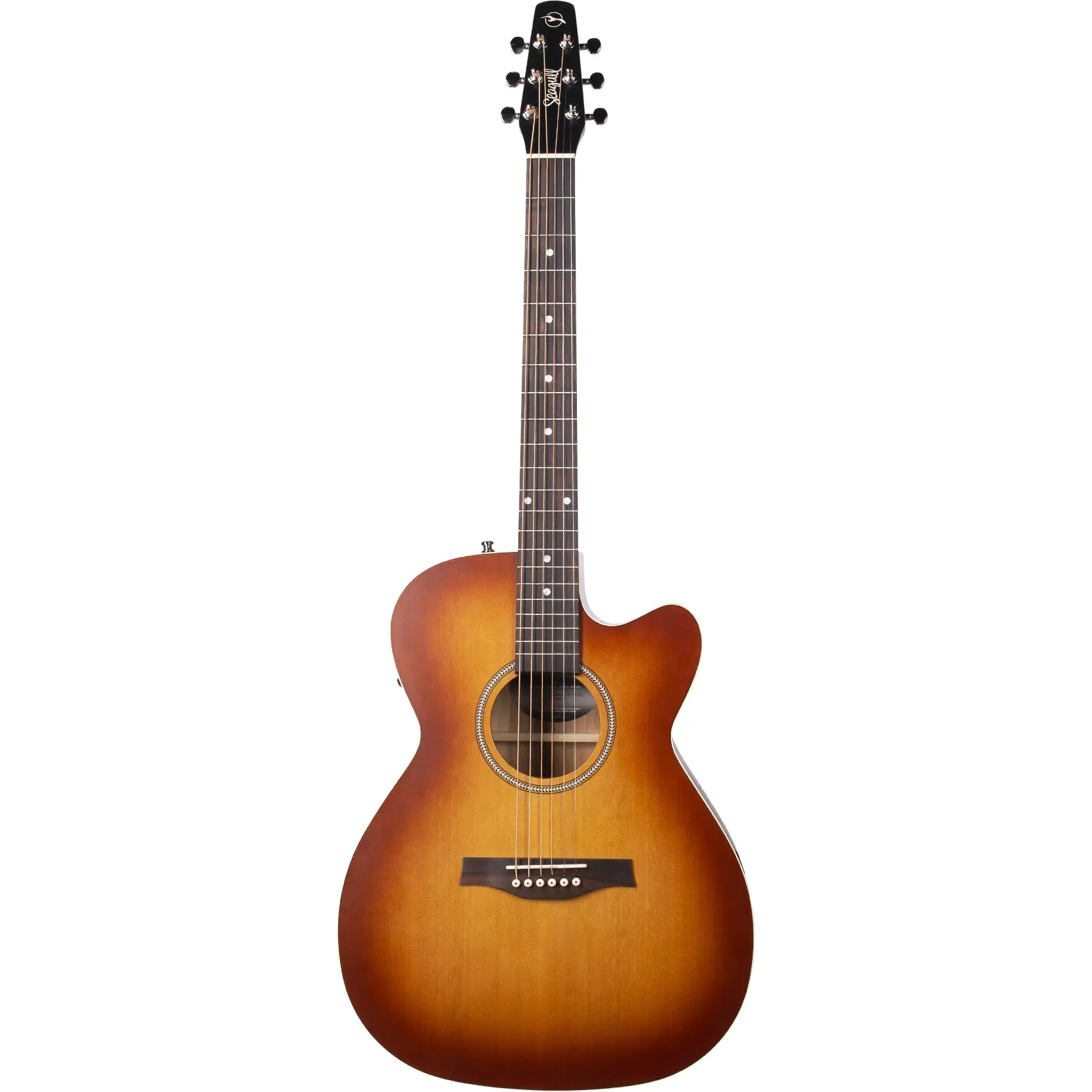 Seagull Entourage Concert Hall Cutaway Elektro Akustik Gitar (Rustic Burst)