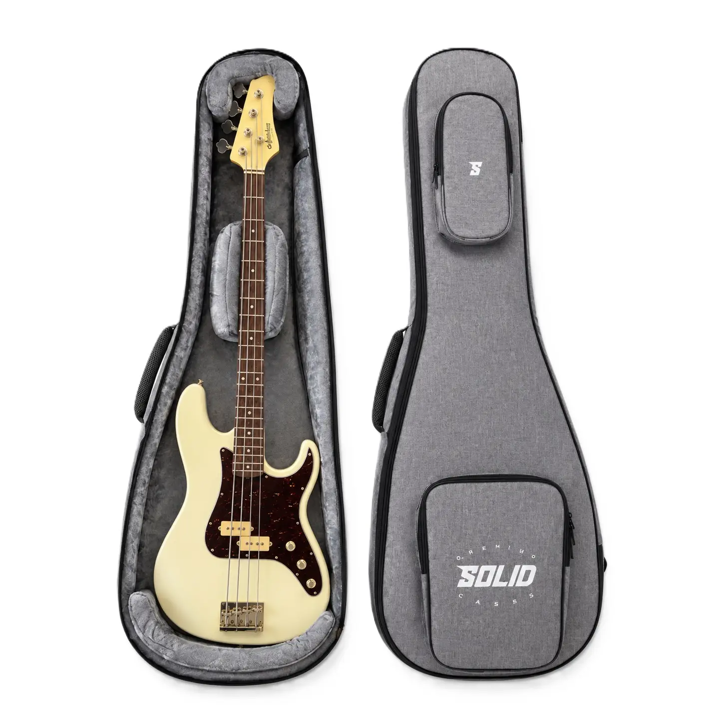 Solid Case Bas Gitar Premium Gigbag (Gri) Solid Case Bas Gitar Premium Gigbag (Gri)
