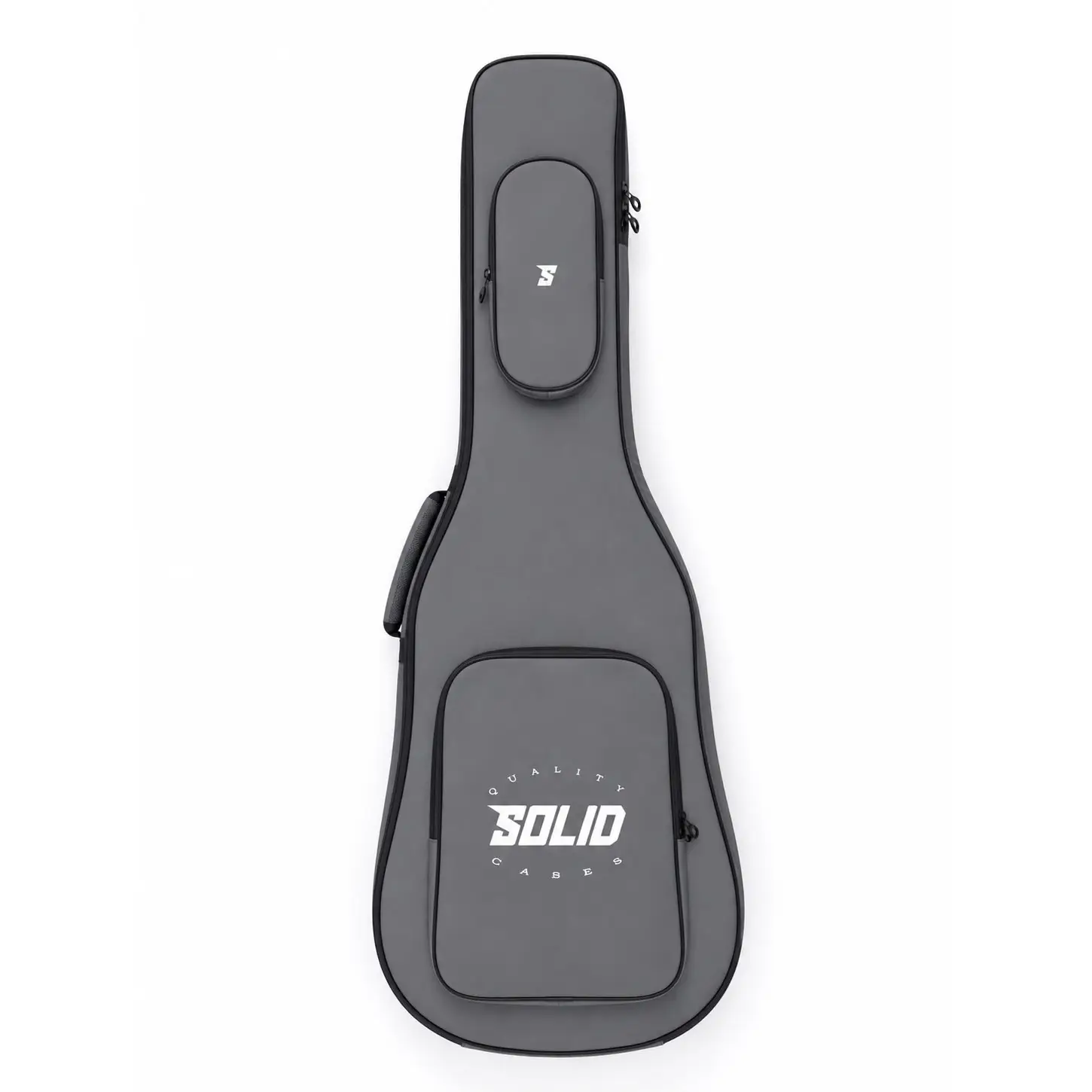 Solid Case Elektro Gitar Premium Gigbag (Gri)